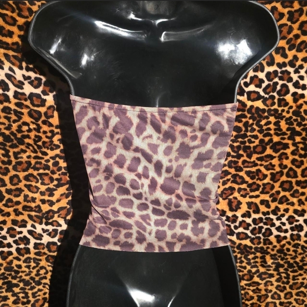 Leopard Strapless - Picture 2 of 3